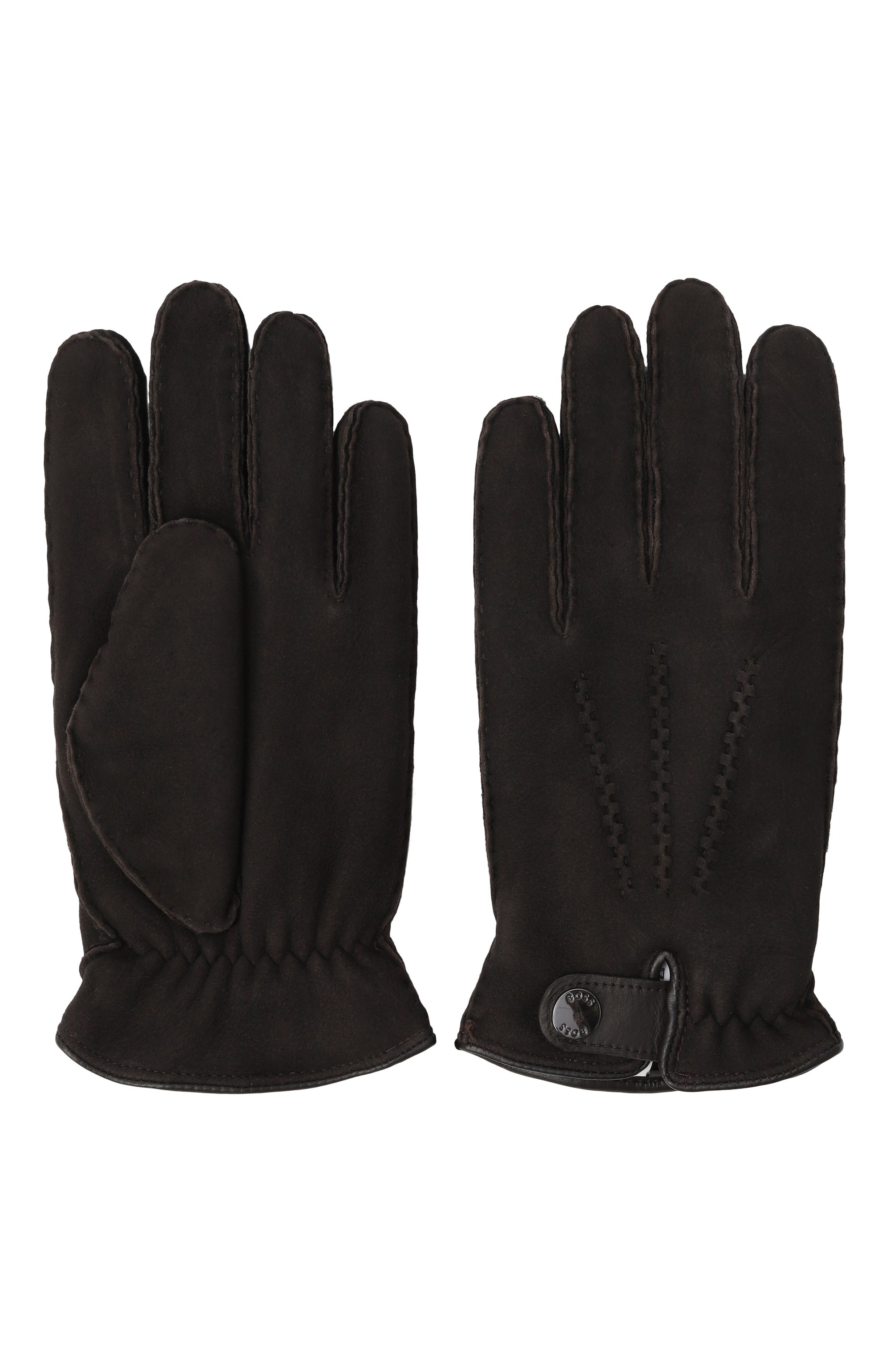 Замшевые перчатки BOSS, арт. 50526829, фото 2