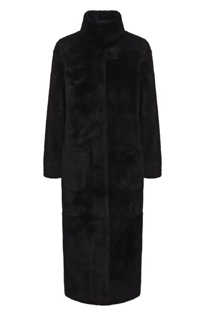 Дубленка из овчины SIMONETTA RAVIZZA черного цвета по цене 459500 руб., арт. F05C0142H21, фото 1 Дубленка из овчины SIMONETTA RAVIZZA, арт. F05C0142H21, фото 1