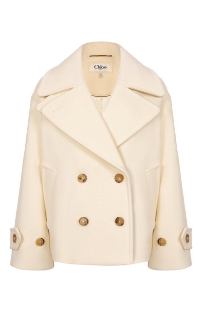 Женское шерстяное полупальто CHLOÉ, арт. CH25AMA96952