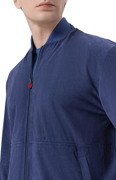 Замшевый бомбер KITON, арт. UW2345V0812H, фото 5