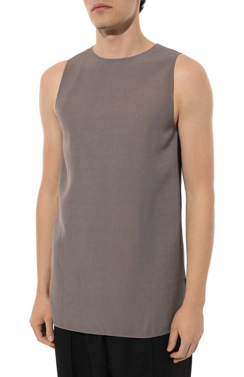 Майка из вискозы и льна JIL SANDER, арт. J21TD0006/J65023, фото 3