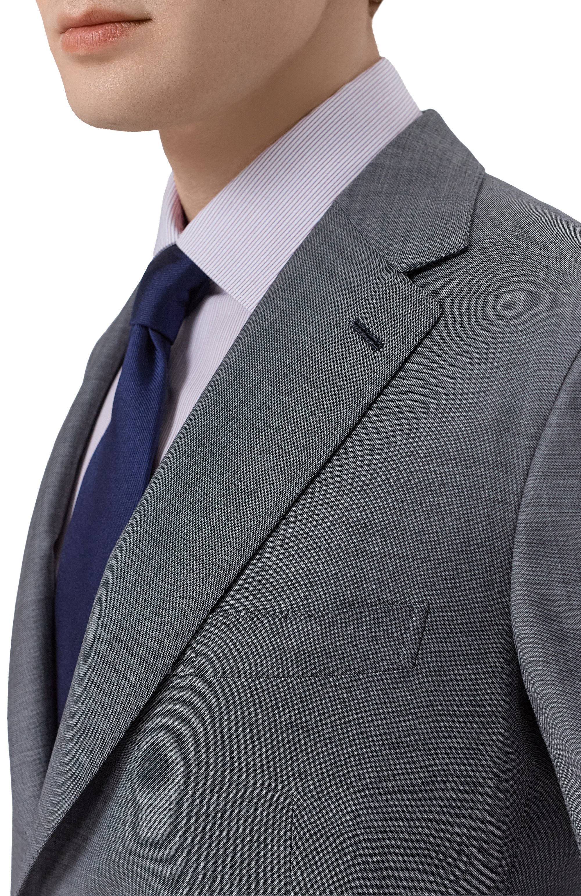 Шерстяной костюм BRIONI темно-серого цвета по цене 536500 руб., арт. RANP19/04A7R, фото 6 Шерстяной костюм BRIONI, арт. RANP19/04A7R, фото 6