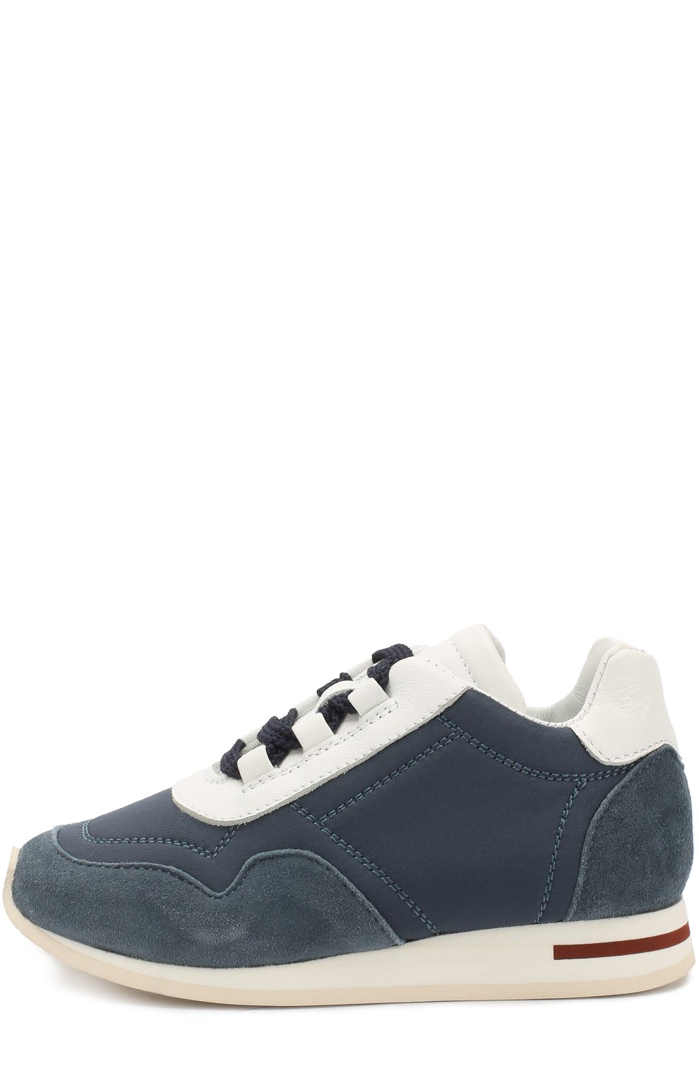 Текстильные кроссовки с отделкой из замши и кожи LORO PIANA, арт. FAG2102, фото 2