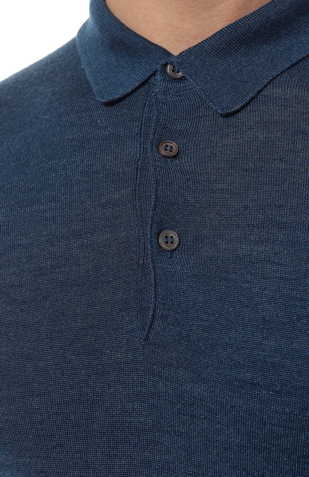 Поло из шерсти и шелка GRAN SASSO, арт. 57132/13190, фото 5