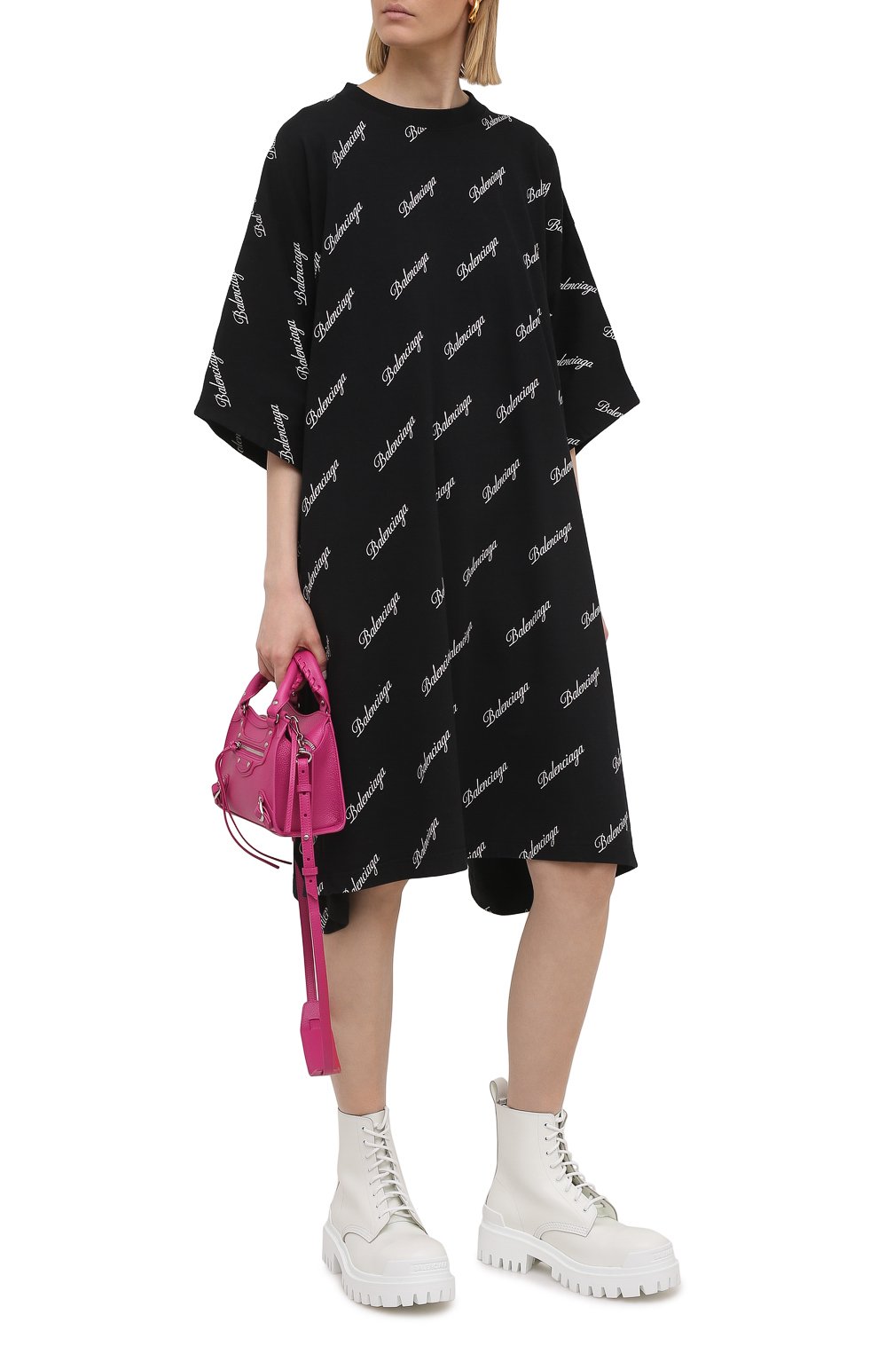 Кожаные ботинки strike BALENCIAGA, арт. 590974/WA967, фото 2