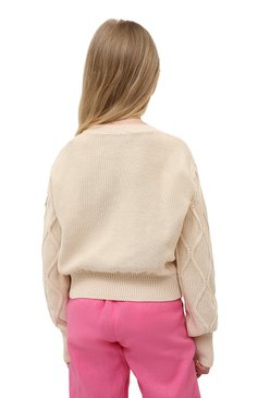 Хлопковый пуловер MONCLER, арт. H1-954-9C000-02-M1367/8-10A, фото 4