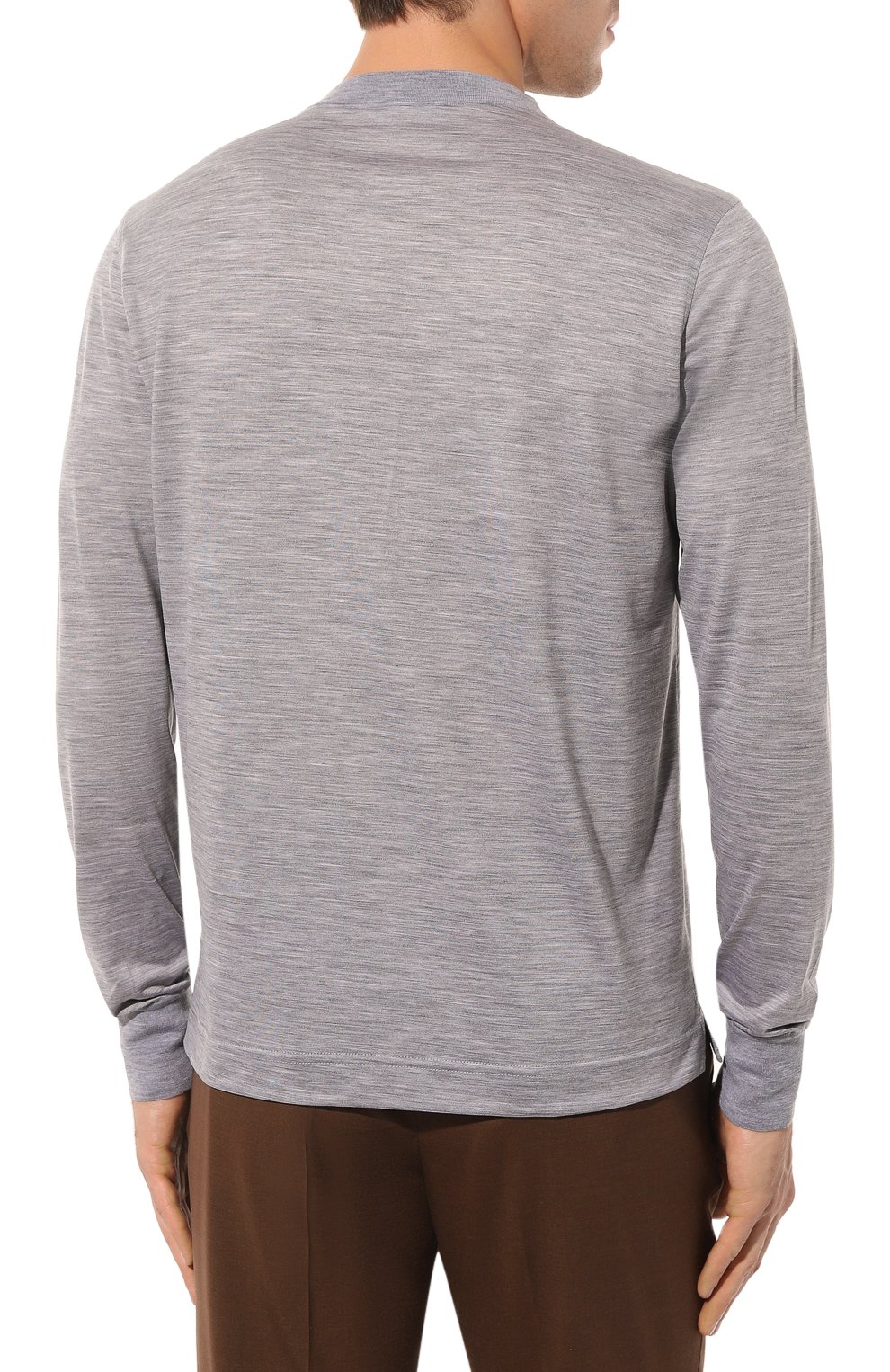 Шерстяной джемпер STEFANO RICCI серого цвета по цене 108000 руб., арт. K909032G01/T23302, фото 4 Шерстяной джемпер STEFANO RICCI, арт. K909032G01/T23302, фото 4