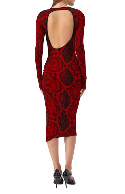 Платье из вискозы и хлопка THE ATTICO, арт. 251WCW00253/KCC004AA, фото 4