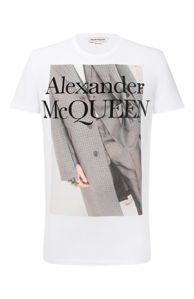 Хлопковая футболка ALEXANDER MCQUEEN, арт. 624171/QPZ61, фото 1