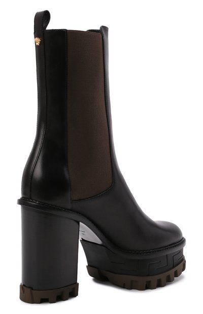 Кожаные ботильоны greca labyrinth VERSACE, арт. DST420Q/DVTA3, фото 4