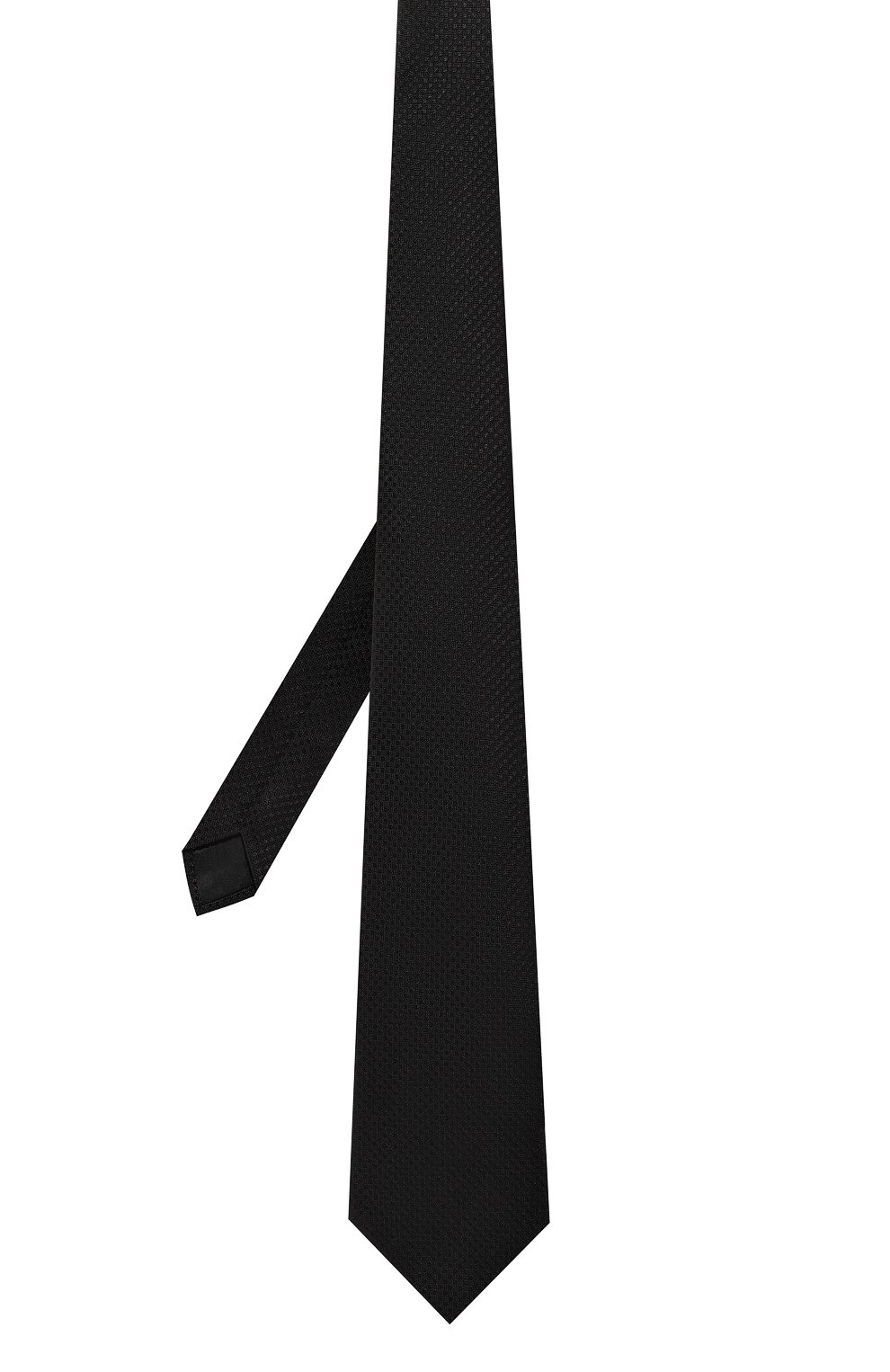 Шелковый галстук LANVIN черного цвета по цене 15400 руб., арт. 3162/TIE, фото 3 Шелковый галстук LANVIN, арт. 3162/TIE, фото 3