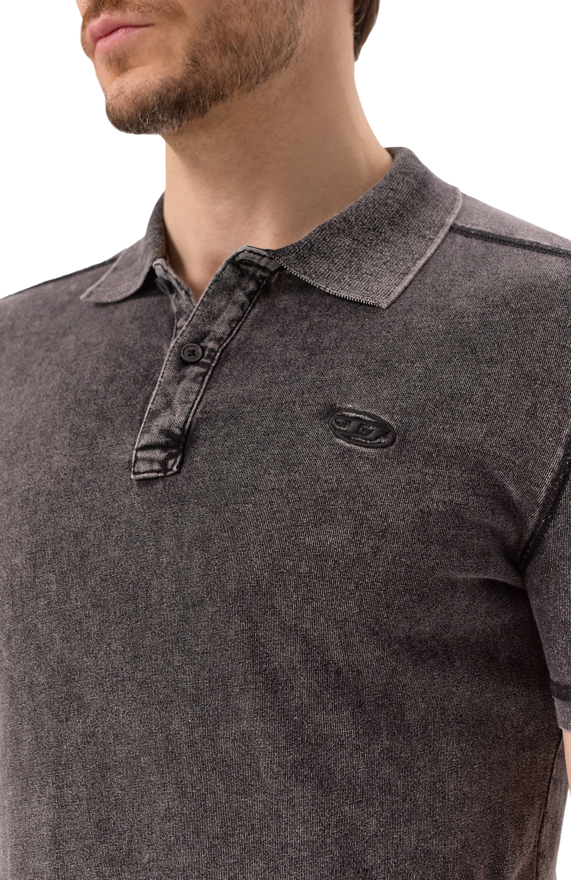 Хлопковое поло DIESEL, арт. A16421/0QJAH, фото 5