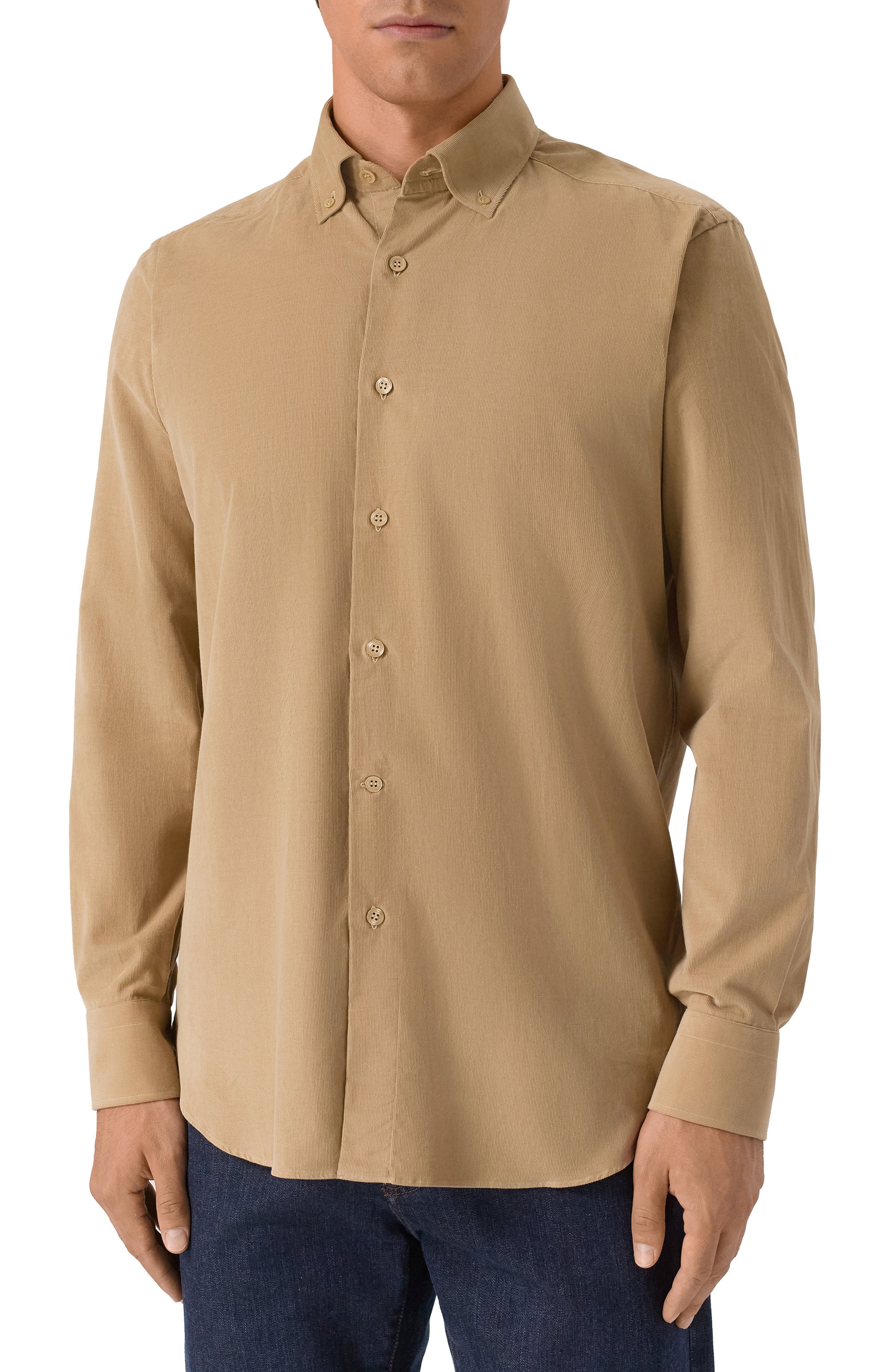 Хлопковая рубашка MVST, арт. M0RBIDA/PB/SP0RT/620-C0RDUR0Y, фото 3