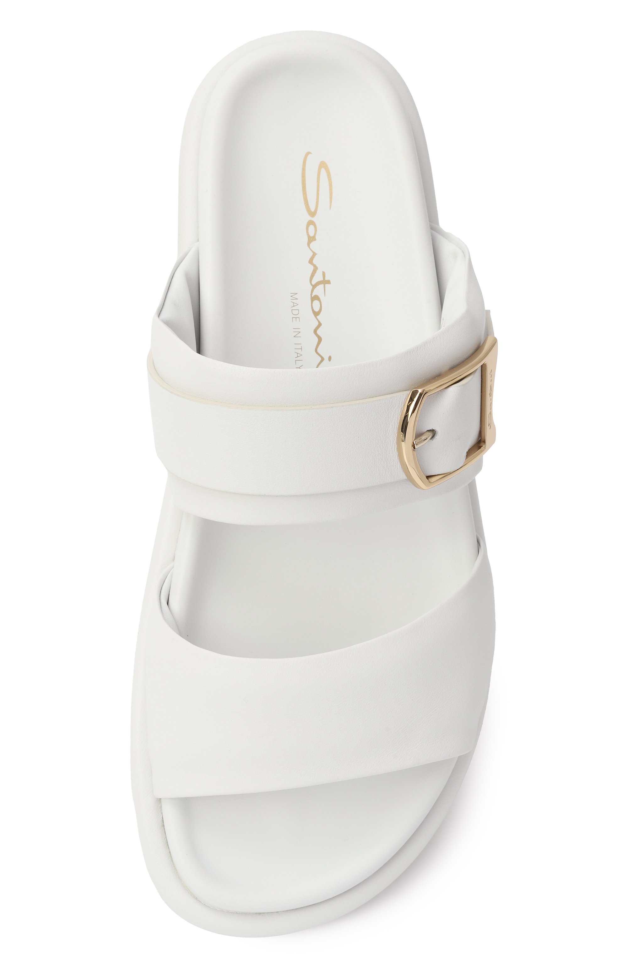 Кожаные шлепанцы SANTONI, арт. WHXG71510G0MTZZF, фото 6