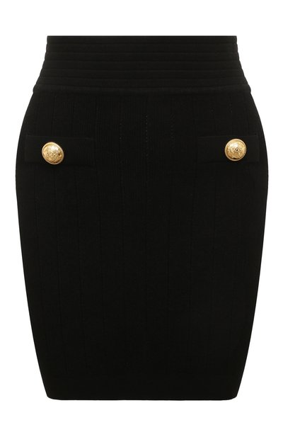 Юбка из вискозы BALMAIN, арт. AF1LB015KB07, фото 1