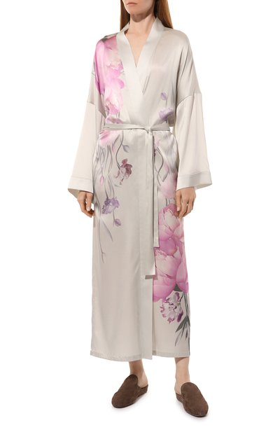 Шелковый халат YANINA, арт. T-2546/1, фото 2
