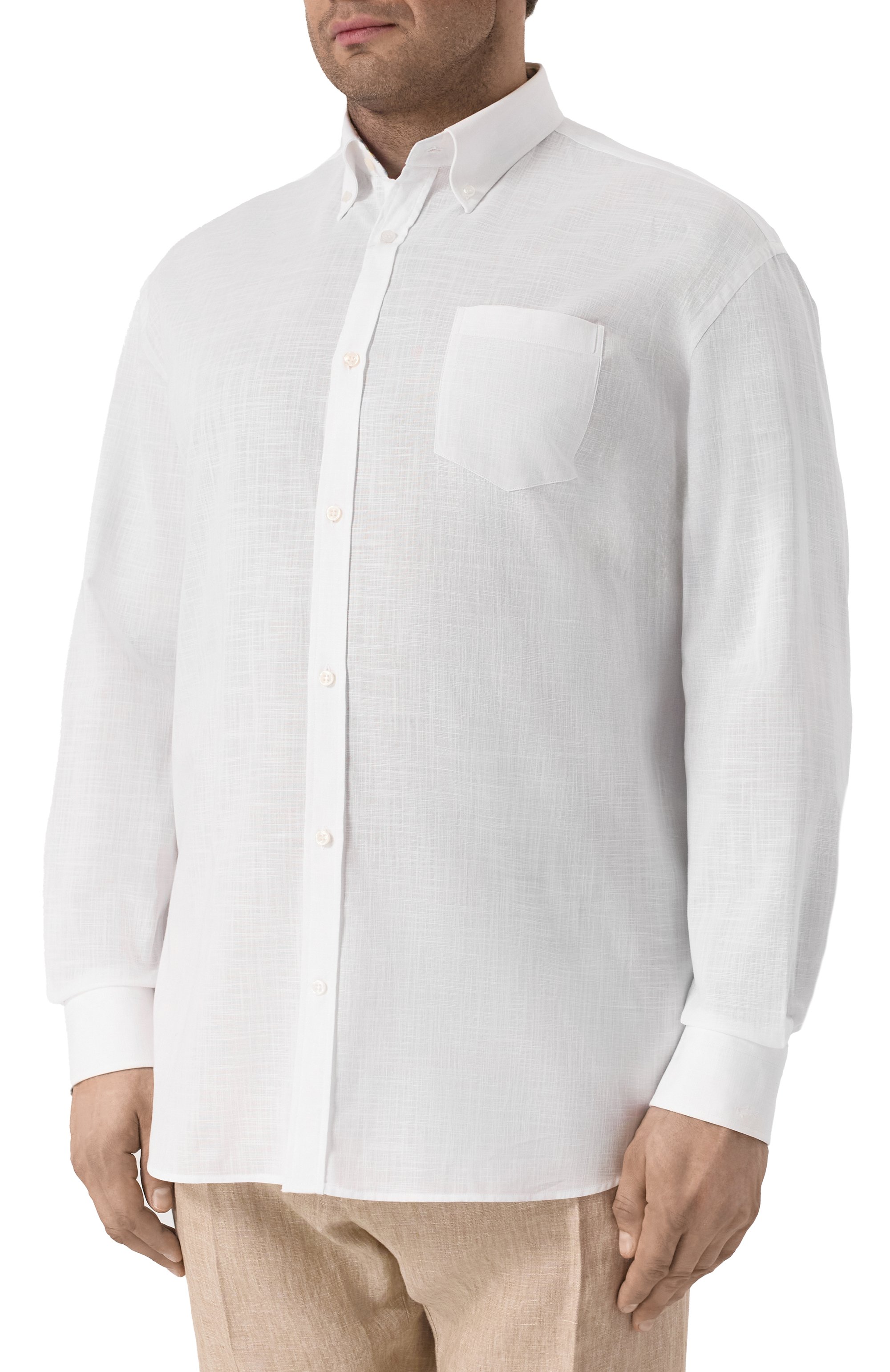 Хлопковая рубашка PAUL&SHARK, арт. 25413230R, фото 3