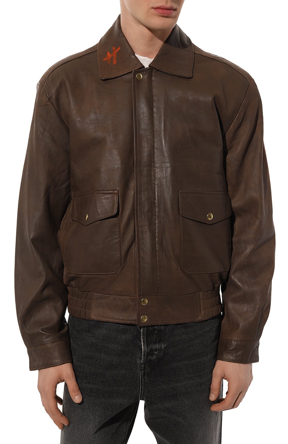 Кожаный бомбер UNIQUE AS DUCK, арт. KOZK1, фото 3