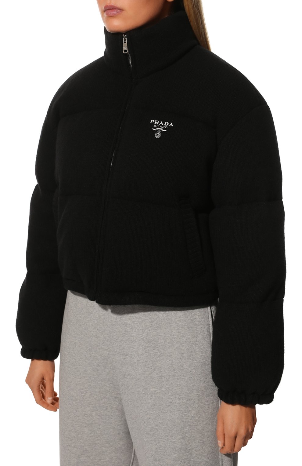 Пуховик из шерсти и кашемира PRADA, арт. P25I07-1Y02-F0002, фото 3