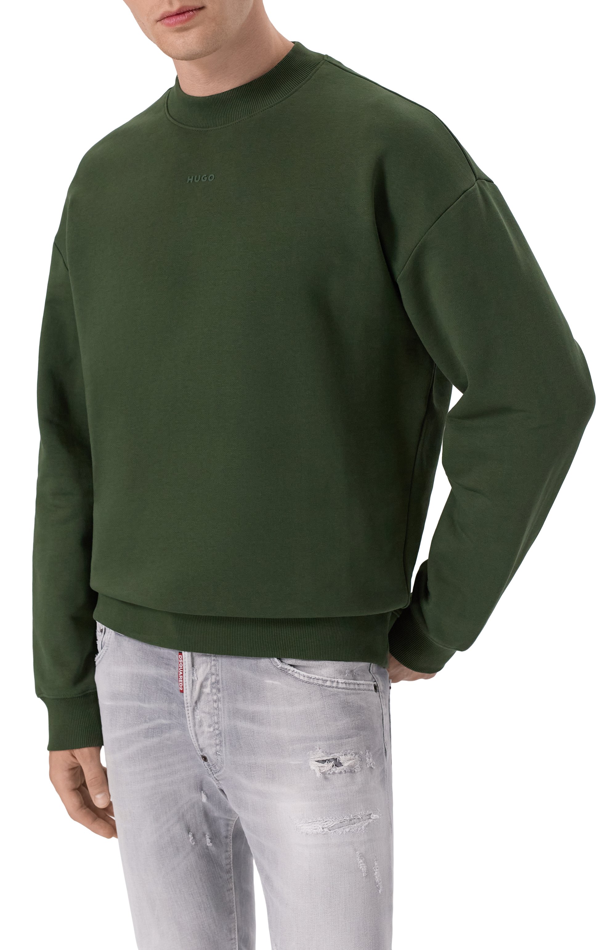 Хлопковый свитшот HUGO, арт. 50525892, фото 3