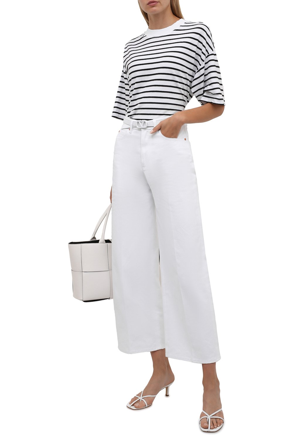 Хлопковая футболка ELECTRIC AND ROSE, арт. LFTP24-STRIPE, фото 2