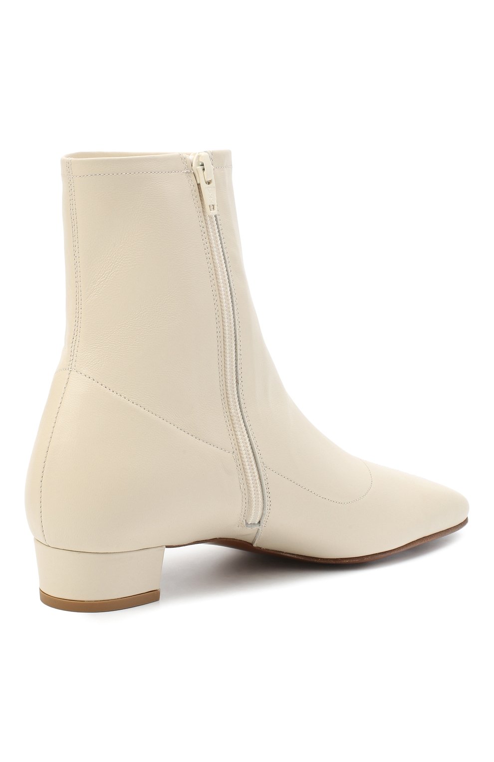 Кожаные ботильоны este BY FAR, арт. 16605-07-EBWHTL, фото 5