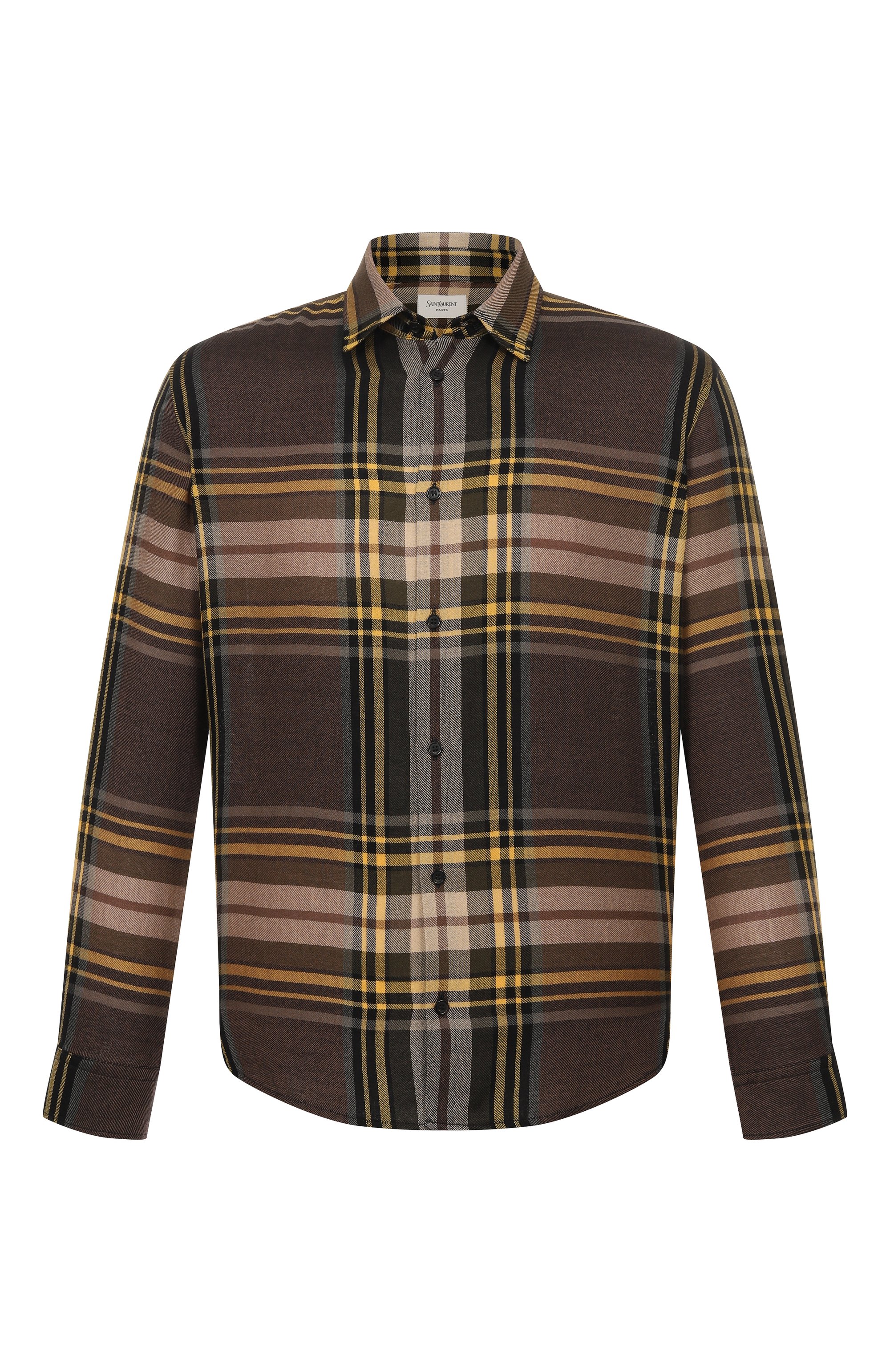 Рубашка из шерсти и шелка SAINT LAURENT, арт. 844437/Y27WA, фото 1