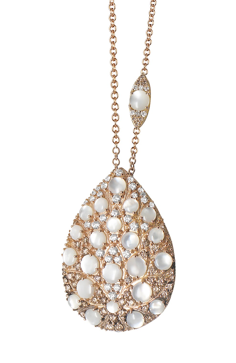 Кулон PASQUALE BRUNI бесцветного цвета по цене 1748500 руб., арт. 14972RN, фото 1 Кулон PASQUALE BRUNI, арт. 14972RN, фото 1