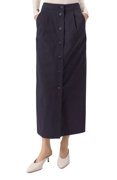 Хлопковая юбка EMPORIO ARMANI, арт. EW000764/AF12440, фото 3