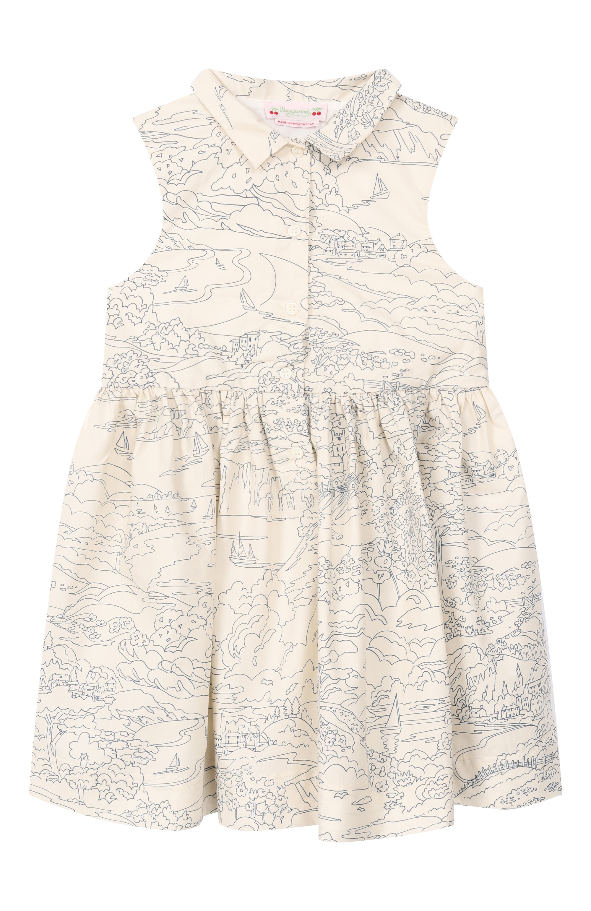 Хлопковое платье BONPOINT, арт. S06GDRW00048/4A-8A, фото 1