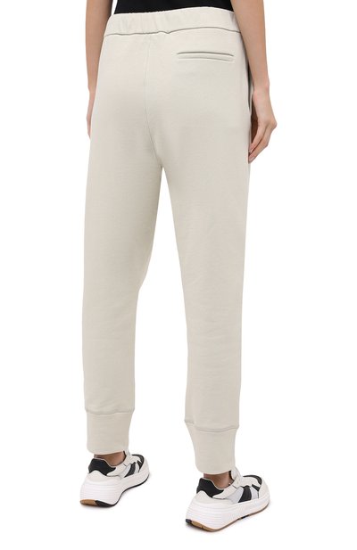 Хлопковое брюки JIL SANDER зеленого цвета по цене 52750 руб., арт. JPPR727517-WR248608, фото 4 Хлопковое брюки JIL SANDER, арт. JPPR727517-WR248608, фото 4