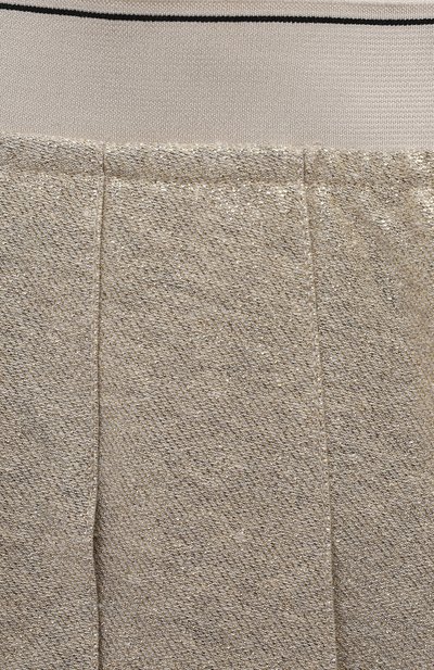 Юбка изо льна и хлопка BRUNELLO CUCINELLI, арт. BL947T298C, фото 3