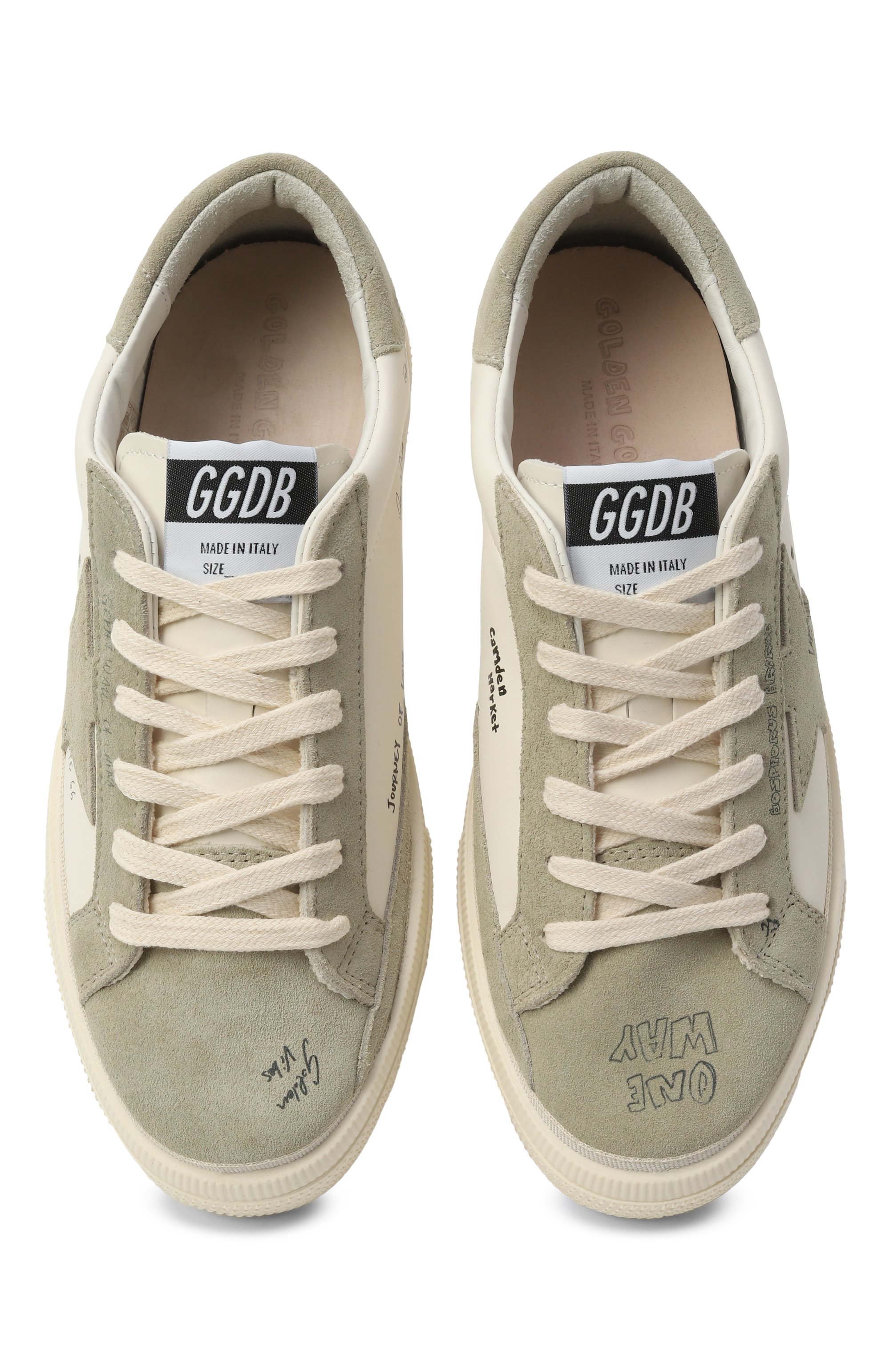 Кожаные кеды GOLDEN GOOSE DELUXE BRAND, арт. GTF00112.F007404, фото 4