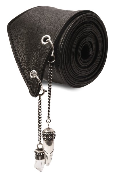 Женский кожаный галстук ANN DEMEULEMEESTER, арт. B0014380/LT183