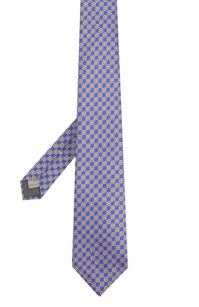 Шелковый галстук CANALI синего цвета по цене 8995 руб., арт. 18/HJ02022, фото 2 Шелковый галстук CANALI, арт. 18/HJ02022, фото 2