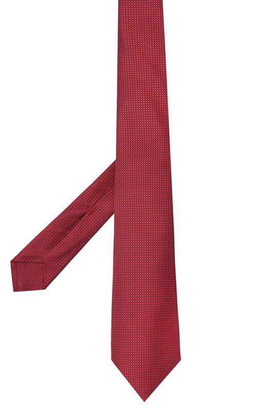 Шелковый галстук Kiton UCRVKPC05L6505 Красный  UCRVKPC05L6505 Фото 3