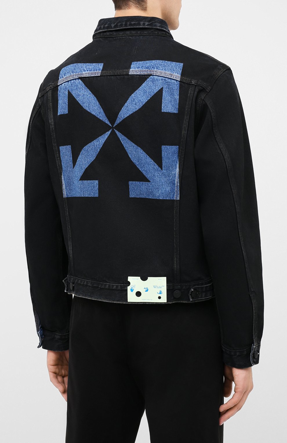 Джинсовая куртка OFF-WHITE, арт. 0MYE054E20DEN0031049, фото 4