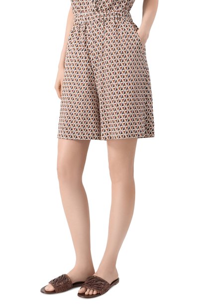 Хлопковые шорты MAX MARA, арт. BCHOMELIA 261614101, фото 3
