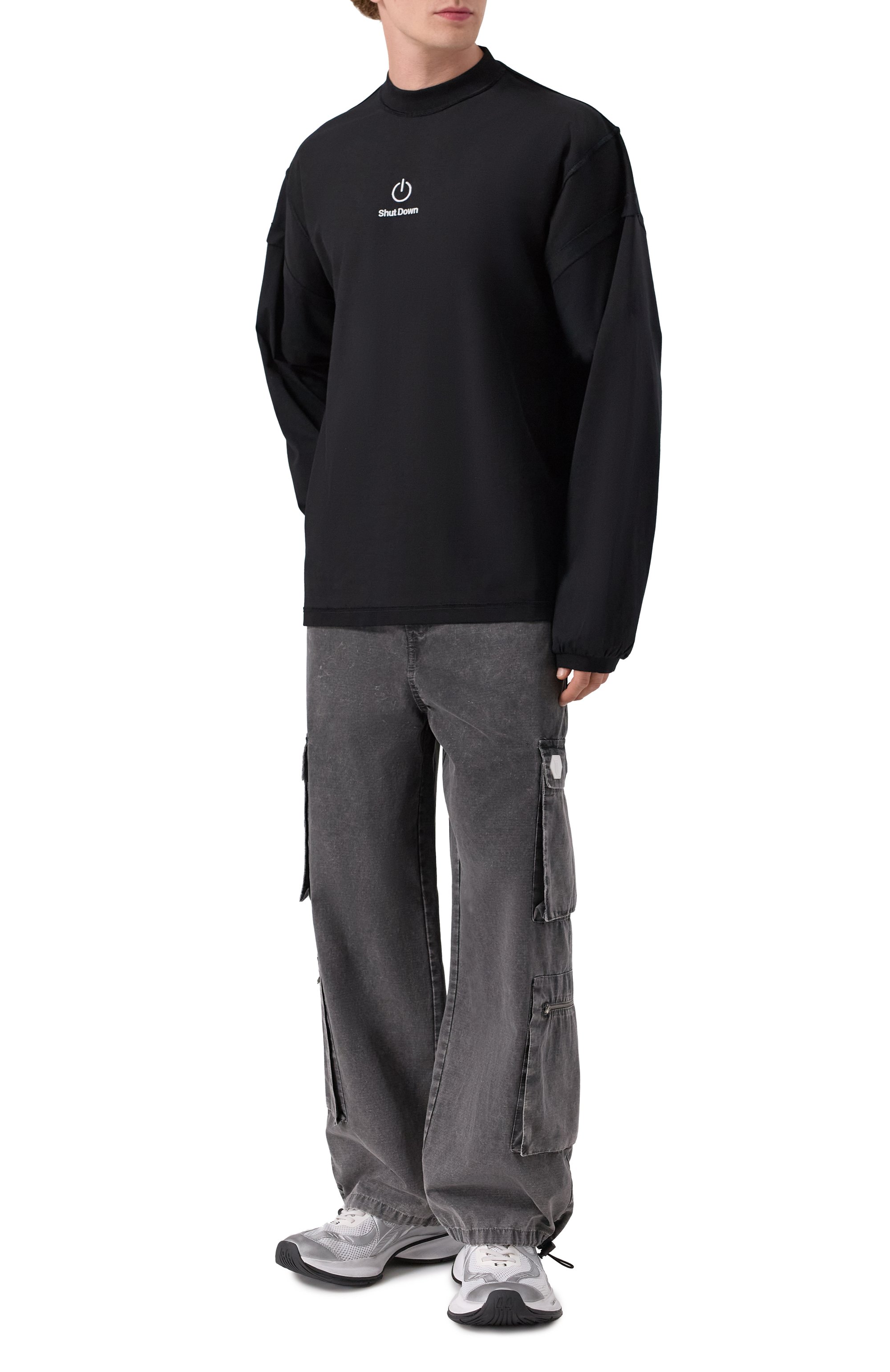 Хлопковый лонгслив VETEMENTS, арт. UH76LS790B, фото 2