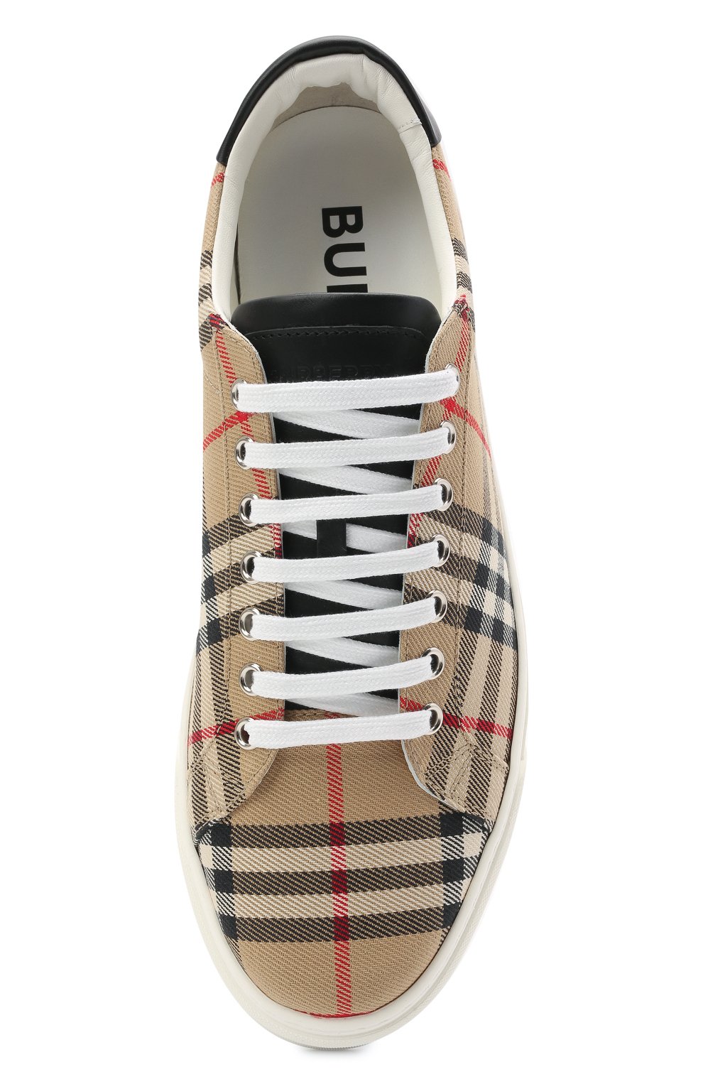 Текстильные кеды BURBERRY, арт. 8038185, фото 5