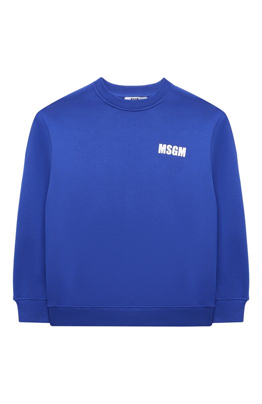 

Хлопковый свитшот MSGM kids, Синий