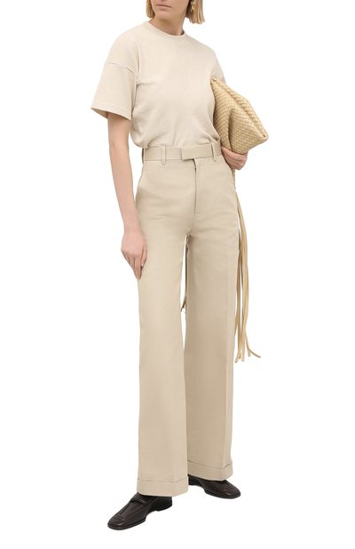 Хлопковая футболка BOTTEGA VENETA, арт. 648233/V0I50, фото 2