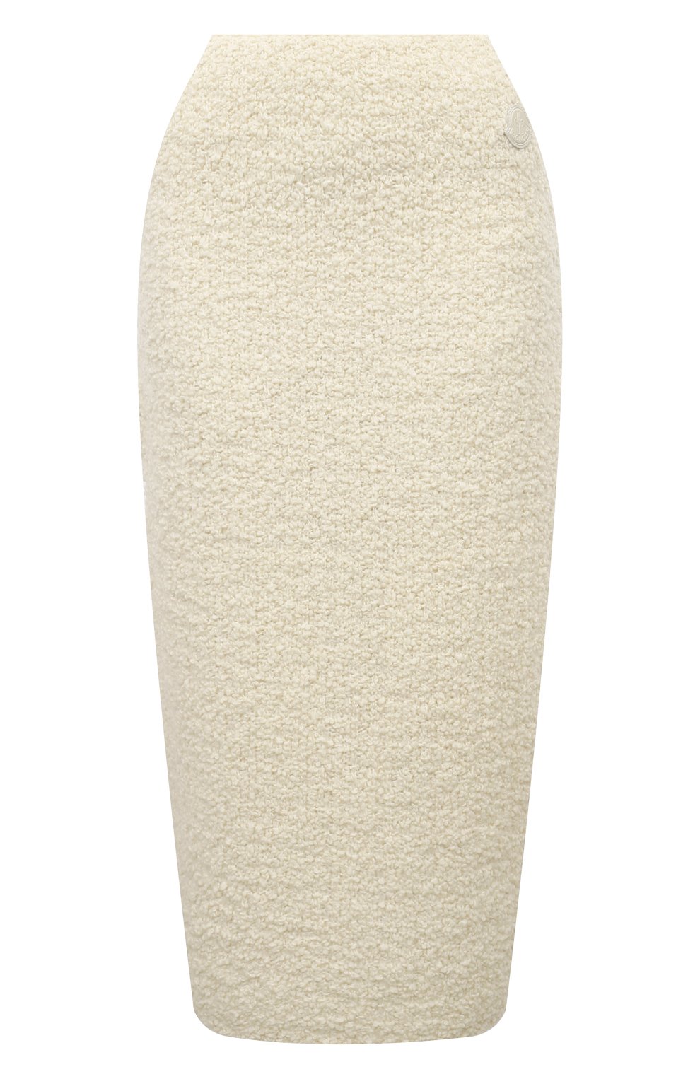 Шерстяная юбка MONCLER кремового цвета по цене 77000 руб., арт. 9H000-05-M4806, фото 1 Шерстяная юбка MONCLER, арт. 9H000-05-M4806, фото 1