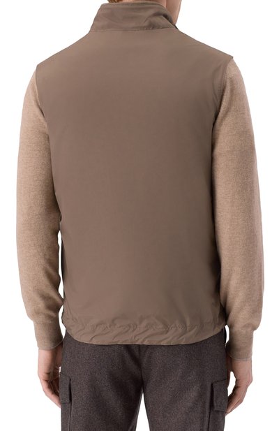 Двусторонний жилет CORNELIANI коричневого цвета по цене 78900 руб., арт. 27C5X2/2720120, фото 4 Двусторонний жилет CORNELIANI, арт. 27C5X2/2720120, фото 4
