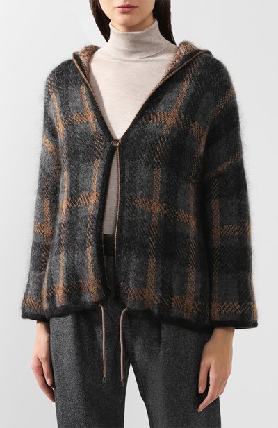 Двусторонний кардиган с капюшоном BRUNELLO CUCINELLI, арт. M3L343006, фото 3