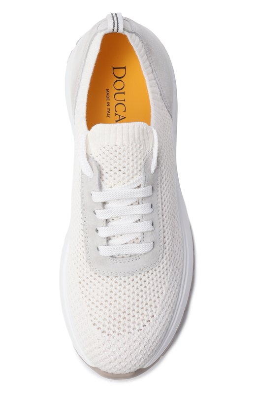 Комбинированные кроссовки Doucal's DD8765WHINPZ849S Кремовый  DD8765WHINPZ849S Фото 6