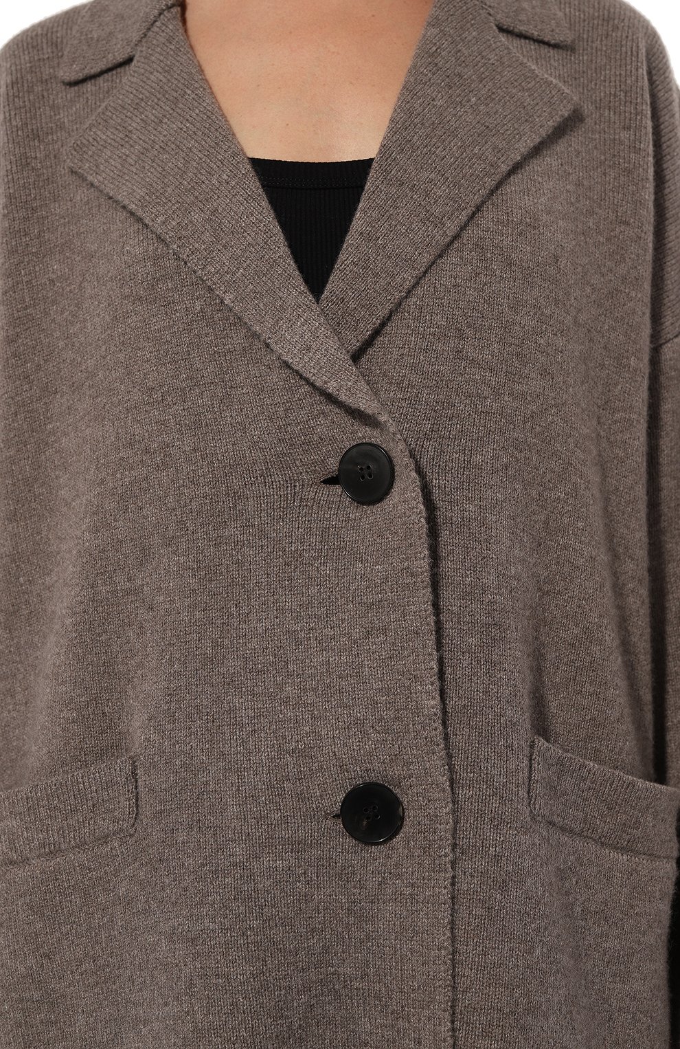 Кардиган из шерсти и кашемира CO коричневого цвета по цене 110000 руб., арт. 8423/WCM, фото 5 Кардиган из шерсти и кашемира CO, арт. 8423/WCM, фото 5