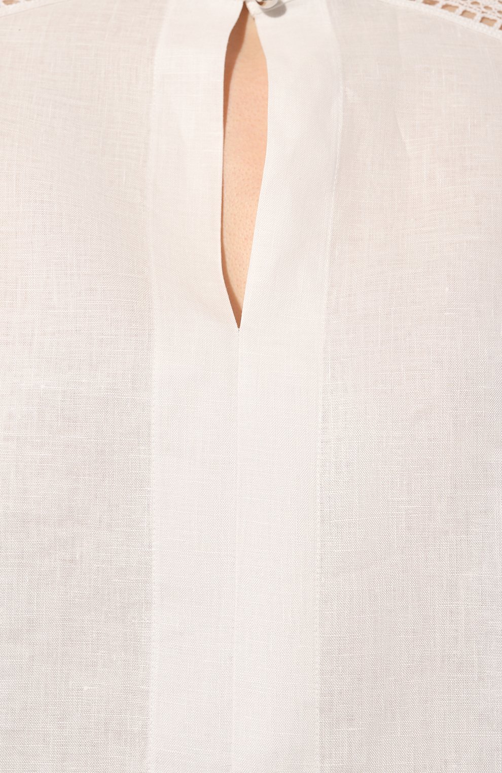 Льняная рубашка ERMANNO SCERVINO, арт. D444K304HJC, фото 5