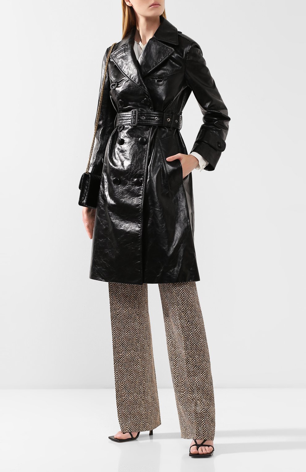 Кожаный плащ tintagel BURBERRY, арт. 8013686, фото 2