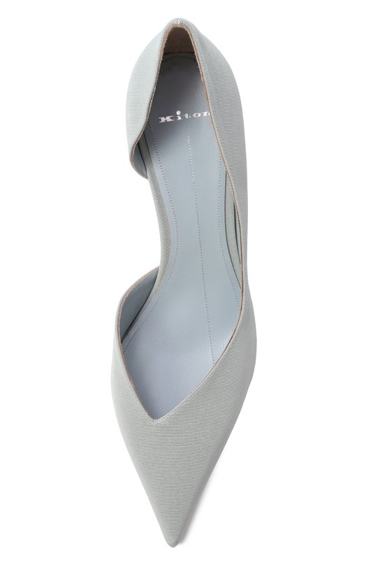 Текстильные туфли Kiton D58820K0905H04 Голубой  D58820K0905H04 Фото 6